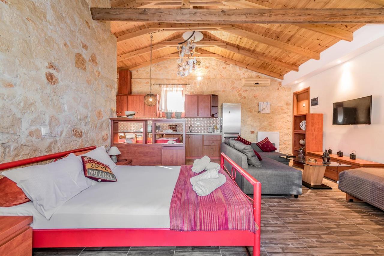 Casa Petra - Stone Cottage Farmhouses Аргасі Екстер'єр фото